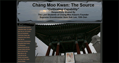 Desktop Screenshot of changmookwan.net